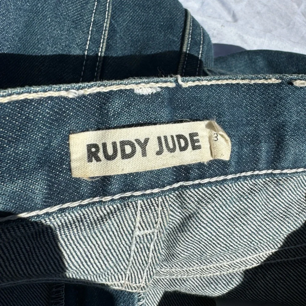 Rudy Jude Dark Blue Patchwork Jeans - Picture 2 of 3